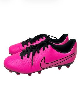 Nike Junior Tiempo Legend 10 Club FG MG Youth Soccer Cleats Hot Pink